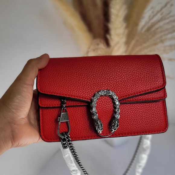 Red mini crossbody bag - Picture 12 of 17